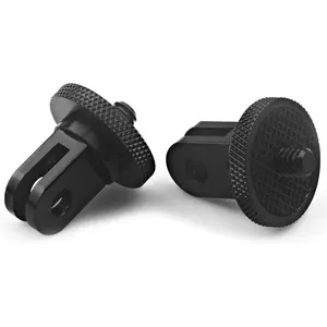 Aluminum Camera Tripod Mount Adapter,2pcs ¼-20 Conversion Adapter for Tripod, Suitable for GoPro Hero/Sony/ Insta360 X3/ Sjcam/Action Camera and Other Standard 1/4 inch Accessories