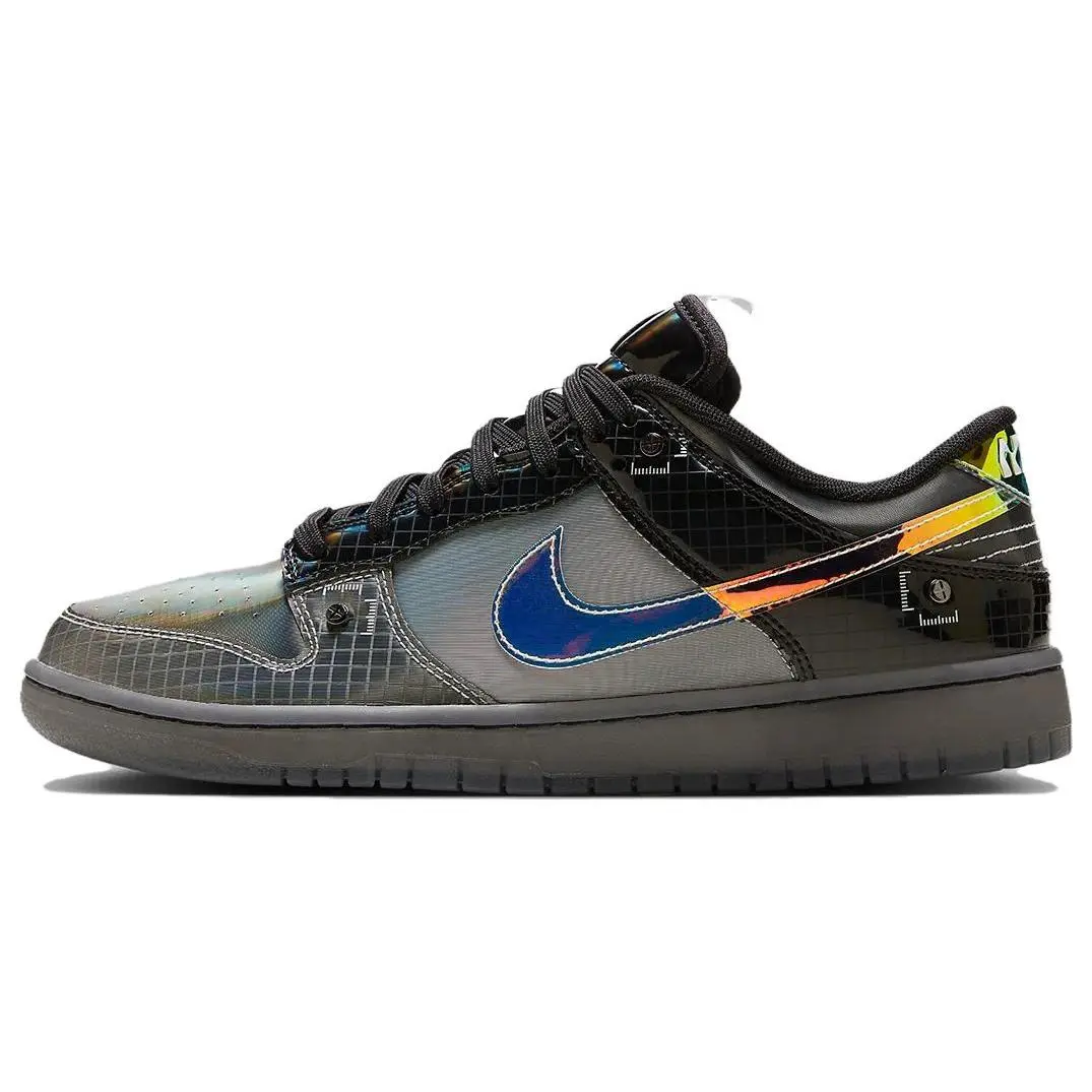 Nike Dunk Low Be True To Your Dna Grey Versatile Skate Shoes Unisex FV3617-001