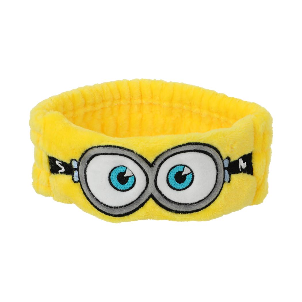 Minions & Monsters 3D Soft Plush Headband Accessory - Unisex Casual Daily Hair Wrap for Face Washing, Skincare Routines