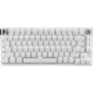 K65 PLUS 75% RGB Mechanical Gaming Keyboard for Mac and PC – Frost White