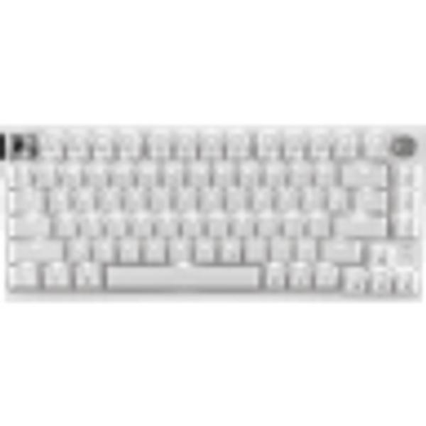 K65 PLUS 75% RGB Mechanical Gaming Keyboard for Mac and PC – Frost White