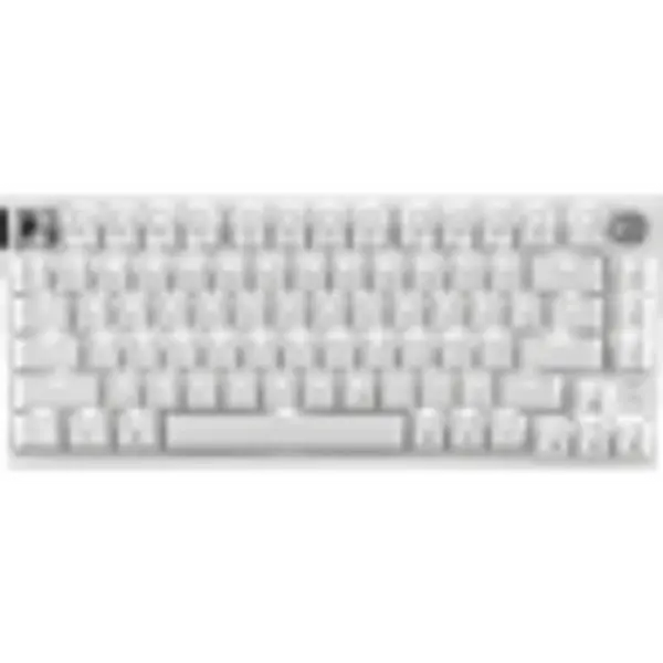 K65 PLUS 75% RGB Mechanical Gaming Keyboard for Mac and PC – Frost White