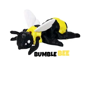 FlexiMech Bumble Bee Black & Yellow Articulated 3d Printed  Insect Fidget Toy