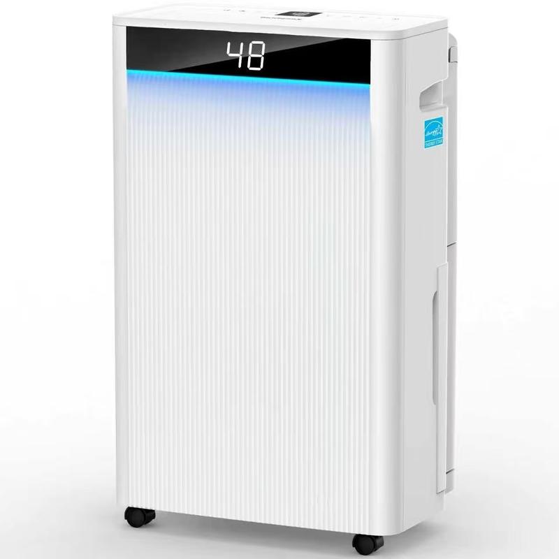 KeepGlad 4,500 Sq.Ft 2025 Energy Star Max 80 Pint/Day Dehumidifier for Basement, Bedroom, Home, Bathroom, Smart Compressor Dehumidifier with Drain Hose, Intelligent Humidistat-- Bery1