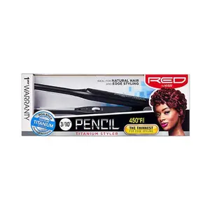Red PRO Titanium Flat Iron 0.3" Red PRO Titanium Flat Iron 0.3"