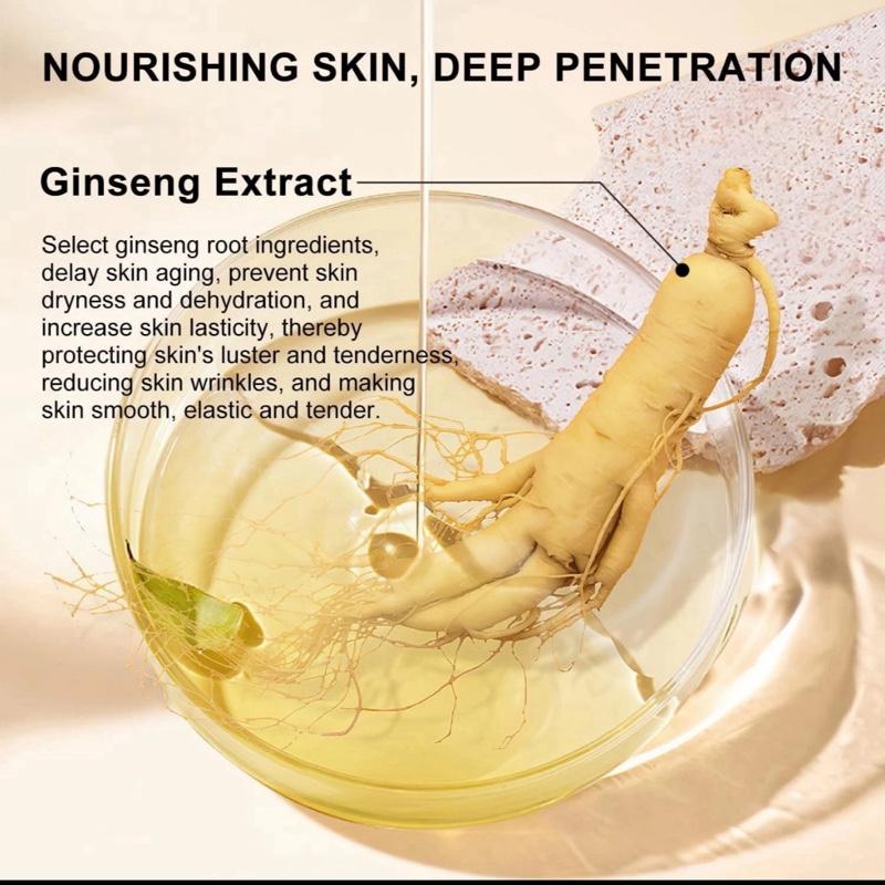 2x Ginseng Extract Liquid,Ginseng Extract Anti-Wrinkle Original Serum Oil,Korean Red Ginseng Polypeptide Anti Aging Essence,Ginseng Moisturizer,Reduces Wrinkles,Improves Sagging