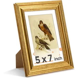 5x7 Picture Frame,  Frames Display 4x6 with Mat or 5 x 7 Without for Wall or Tabletop Decor, 1pack