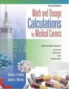 USED-Math and Dosage Calculations for Medical Careers with Student CD-ROM by Kathryn Booth (Paperback)