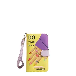 NL SIGNATURE PHONE CASE AND WALLET WRISTLET NAIL POLISH