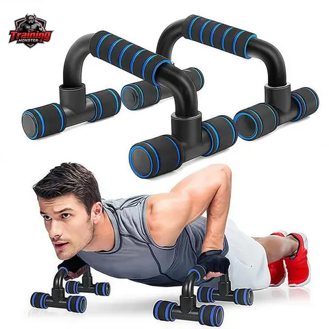 Portable Non-Slip Push Up Stand Calisthenics Handles - Compact Strength Training Equipment with Push Board, Less Strain & Better Alignment, Greater Range of Motion, Secure Grip, Chest, Arm & Core Exercise, Increased Muscle Activation, Home Gym Essential