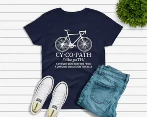 Cycopath Funny Cycling T-shirt for Men & Women, Cycling Shirt, Bicycle Clothes, Cyclist Gift, Bike Tshirt, Unisex Short Sleeve Tee