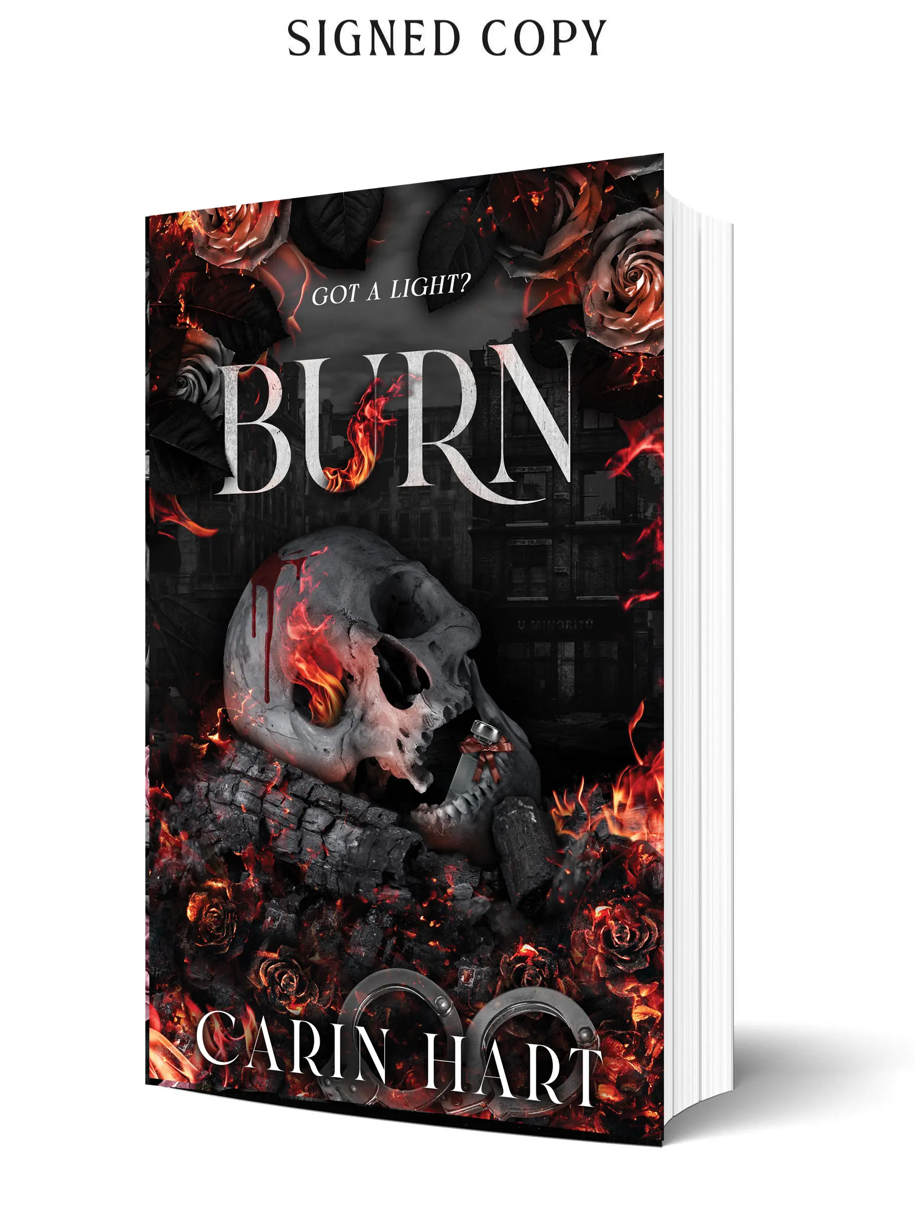 Burn by Carin Hart: Signed Paperback and Swag