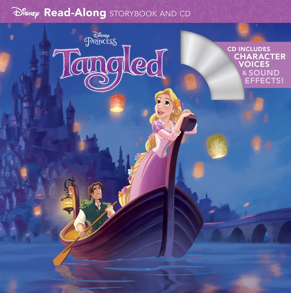 USED Book - Tangled Readalong Storybook and CD by Disney Books (Paperback) - english