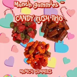 Munch Gummies ~ CANDY RUSH TRIO