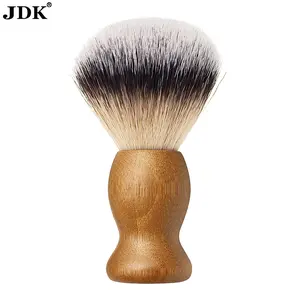 Men's Bamboo Handle Shaving Brush, Eco-Friendly Disposable Razor, Soft Nylon Bristles, Perfect Gift for Father Brother Husband Boyfriend, Face Shaving, Shaving Products