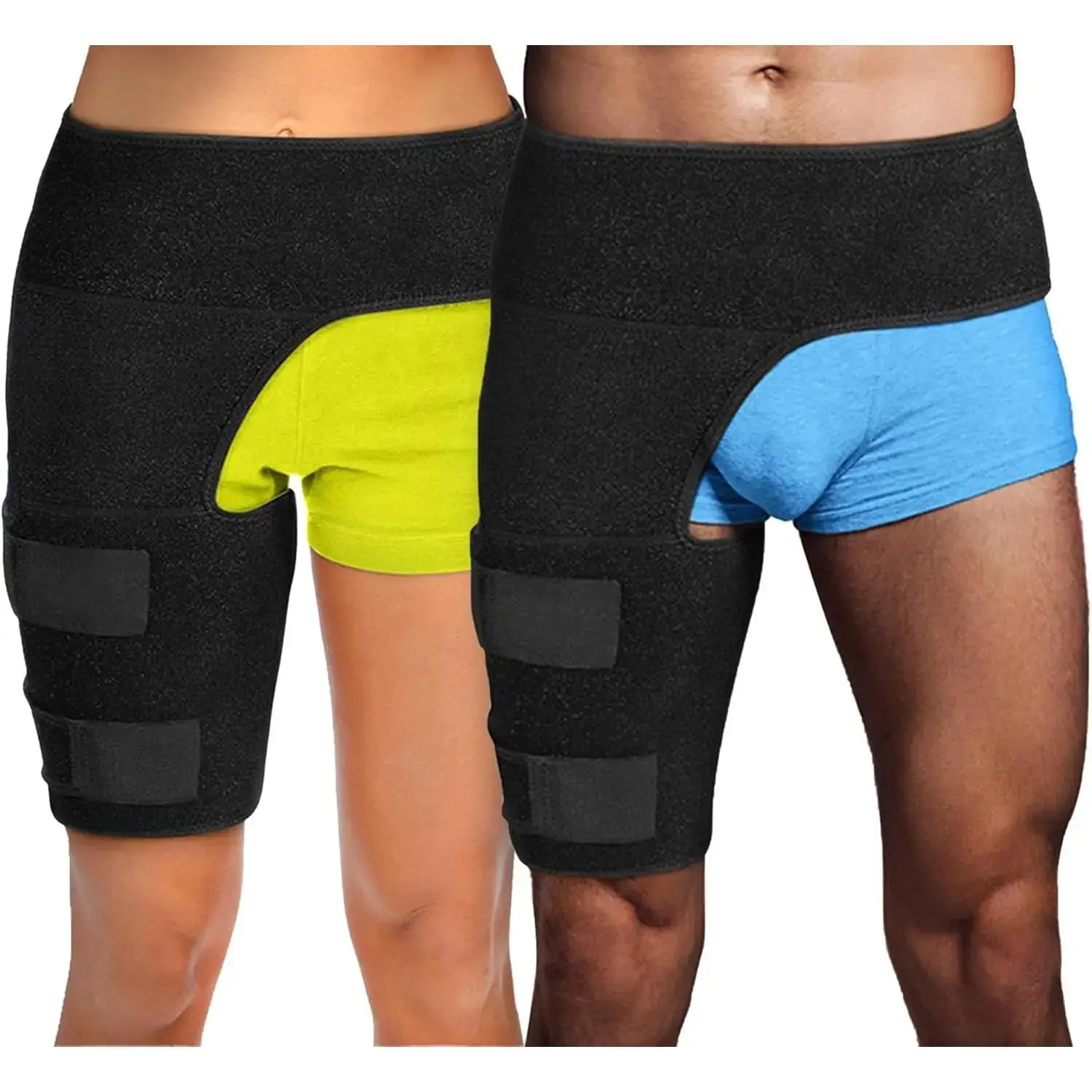 Hip Brace Thigh Compression Sleeve |       Sciatica Pain Relief |       Hamstring & Groin Compression Sleeve Wrap for Sciatic Nerve Relief |       Hip Support Brace for Women & Men |       (SMALL/RIGHT SIDE)