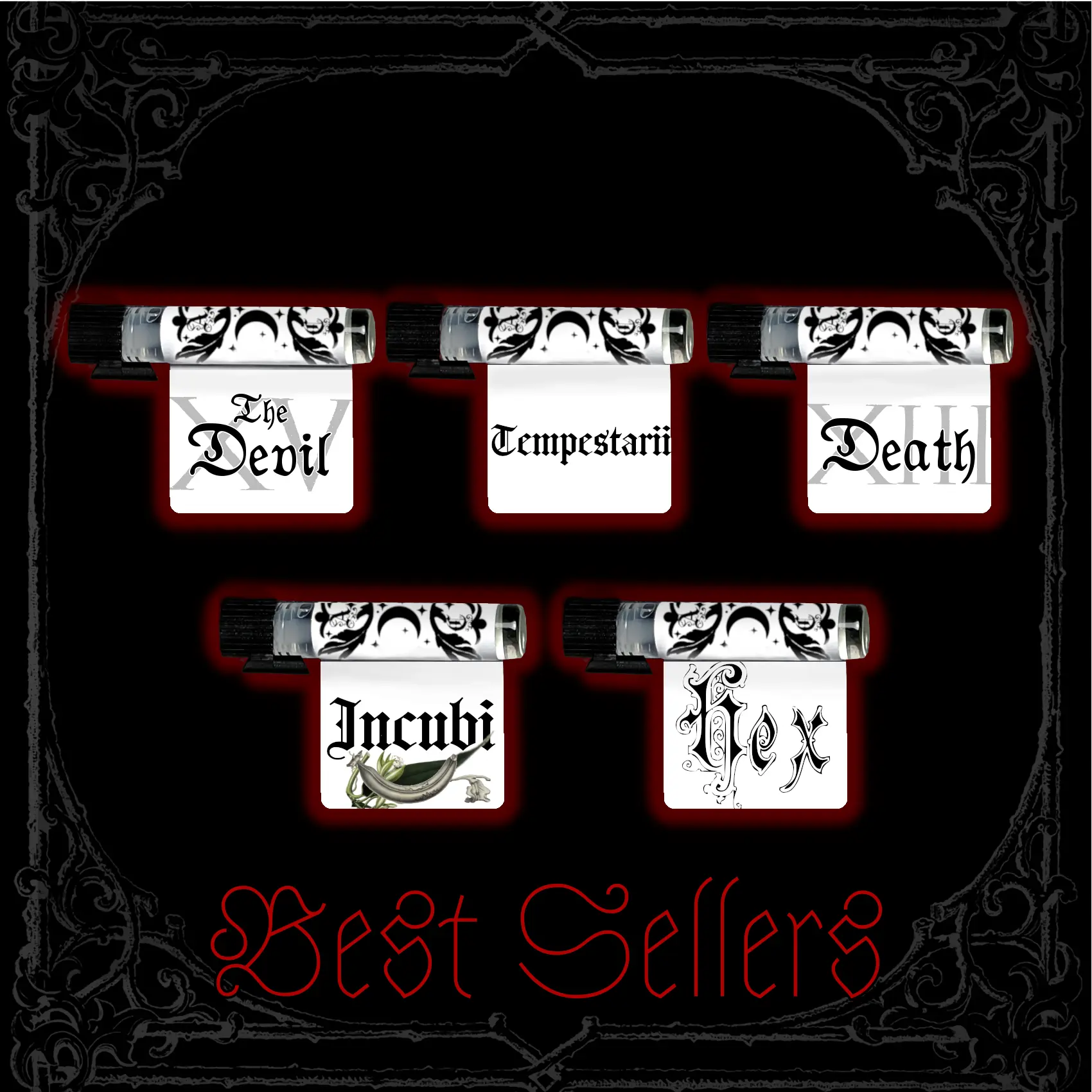 BEST SELLERS Coveted Perfume Oil Sample Pack - Coveted Scents - 5 Unique Fragrances - Vegan & Cruelty Free