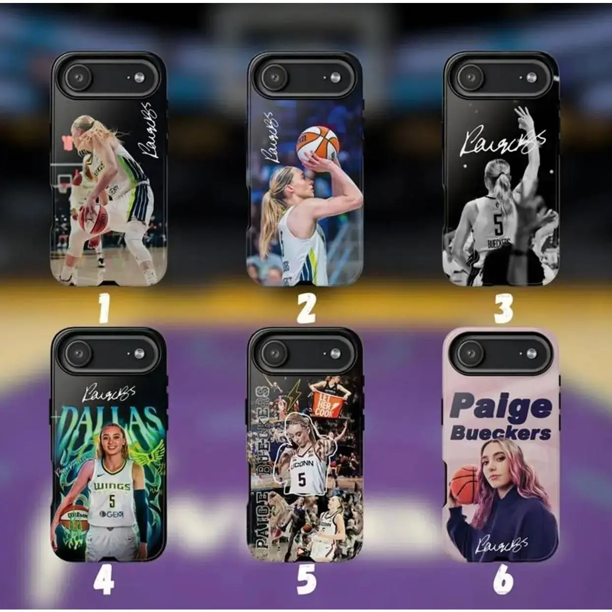 Paige Bueckers Phone Case, Phone Accessories, Cute Phone Case, Perfect Gift for HerHim Custom Fit for iPhone 17, 16, 15, 14, 13, 12, 11 Pro Max Plus. UConn Core Bueckers Vibe Ultimate Protection Bumper