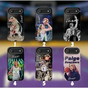 Paige Bueckers Phone Case, Phone Accessories, Cute Phone Case, Perfect Gift for HerHim Custom Fit for iPhone 17, 16, 15, 14, 13, 12, 11 Pro Max Plus. UConn Core Bueckers Vibe Ultimate Protection Bumper