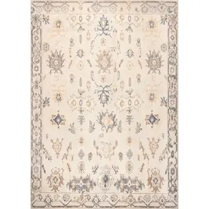 August Tribal Machine Washable Area Rug