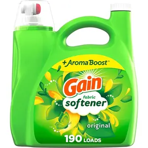 Liquid Fabric Softener and Conditioner Original Scent, 140 fl oz, 190 Loads Liquid Fabric Softener and Conditioner Original Scent, 140 fl oz, 190 Loads
