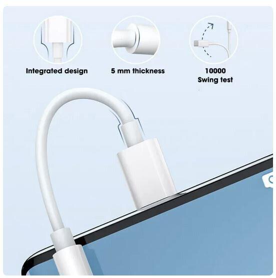 iPhone 15 Headphone Adapter USB Type C to 3.5mm Headphone Jack Aux Audio Adapter Dongle Compatible for iPhone 15/15 Plus/15 Pro/15 Pro Max, iPad Pro, MacBook, Galaxy S23 S22