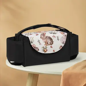 Universal Baby Stroller Storage Bag, Essential Baby Stroller Accessory, Convenient Pushchair Organizer for Parents