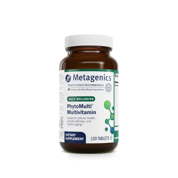 PhytoMulti Without Iron Daily Multivitamin for Overall Health & Wellness 120 Tablets Plant-Based Formula with Essential Vitamins Minerals & Antioxidants - Healthcare