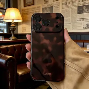 Amber Phone Case for Apple iPhone 17 Pro Max, iPhone 16 Pro Max, iPhone 15 Pro Max, Fashionable Women's Case, Simple Design