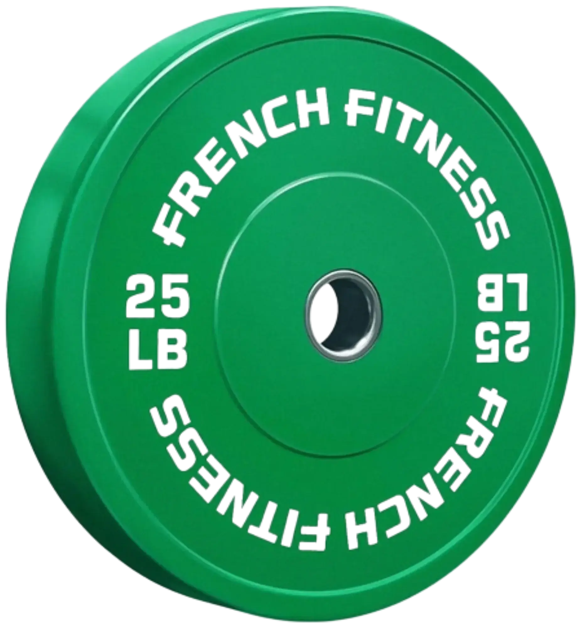 French Fitness Olympic Colored Bumper Plate 25 lbs (New)