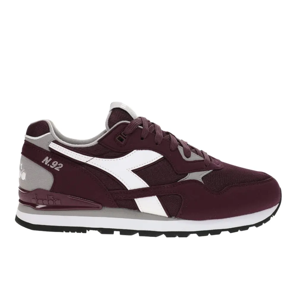 diadora Mens N.92 Lace Up Dd Comfort Sneakers Shoes Casual - Red diadora Mens N.92 Lace Up Dd Comfort Sneakers Shoes Casual - Red