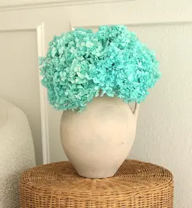 Real Hydrangea Preserved - Large Bright Blue