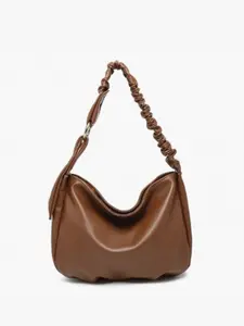 Jakarta Slouchy Shoulder Bag, Chocolate
