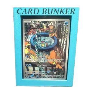 Card Bunker MagStack Top Loader Case - Premium Magnetic Lock Display & Security Frame for Trading Card Storage and Protection