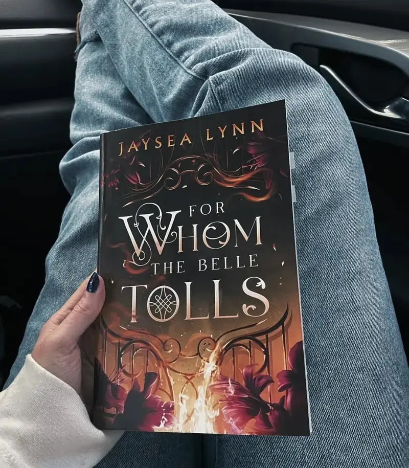 For Whom the Belle Tolls - Hell's Belles Deluxe Limited Edition Hardcover Books, Jaysea Lynn English Romantasy, Limited Run First Printing, Booktok Sensation, Exclusive Art Endpapers, Full-Color Stenciled Edges for Book Lovers, Endpapers Featuring Exclusi