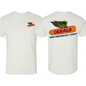 Dekalb Tee When Performance Counts Tee Farm Wear Cotton Short Sleeve T-Shirt,  Perfect For Workwear Fits, Rural Vibes,  Soft, Versatile, And Effortlessly Cool,Gift For Farmers, Outdoors Lovers & Blue-collar Fashion Fans