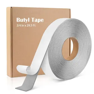 Butyl Tape, 3/4 Inch x 29.5  Butyl Sealant Tape for RV, Camper, Trailer, Window, Boat, Roof, and Pipe Sealing & Patching