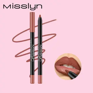 Long Lasting Lip Liner, Matte Lip Pencil, 1 Count Sharpenable Lip Liner, Highly Pigmented Natural Long-wearing Smooth Lip Liner, Makeup Accessories, Cosmetic