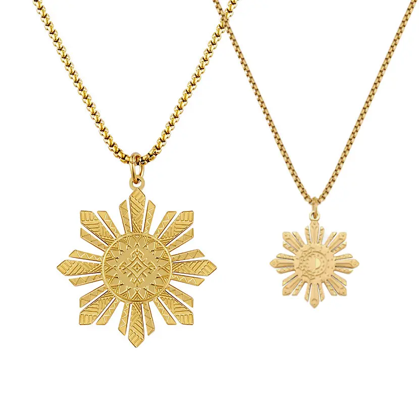 Lakas +Diwa Tribal Necklace Bundle | Filipino Tribal Necklace Set (2-Piece) Trendy Jewelry Modern Versatile Accessories