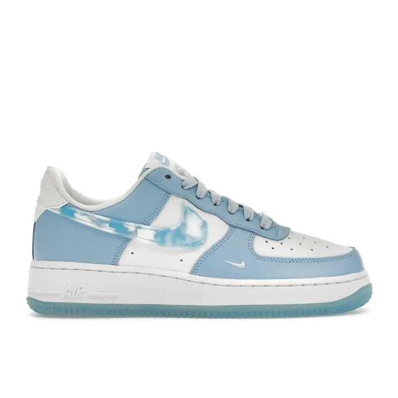 Nike Women's Air Force 1 Low Nail Art White Blue, from StockX