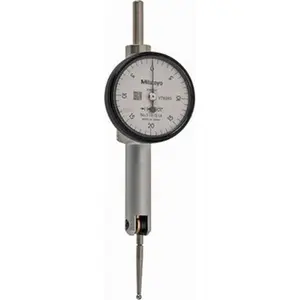 Mitutoyo 0 to 0.04", 0.001000" Graduation, Horizontal Dial Test Indicator 0-20-0, 33mm White Dial, 0.001000" Accuracy 513-518-10T