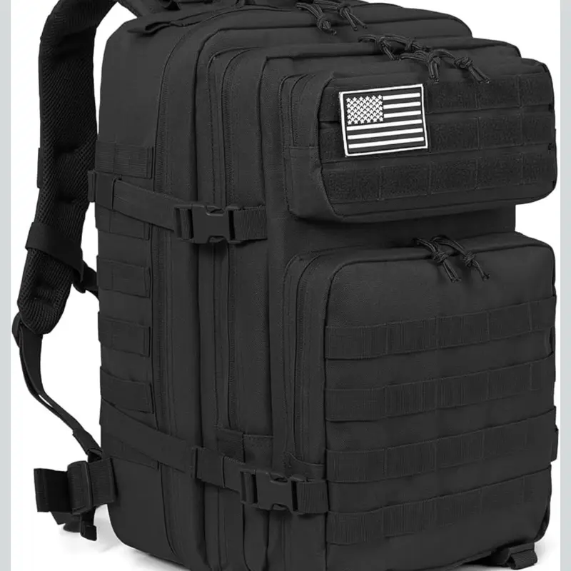 QT&QY 45L Military Tactical Backpacks Molle Army Assault Pack 3 Day Bug Out Bag Hiking Treeking Rucksack…