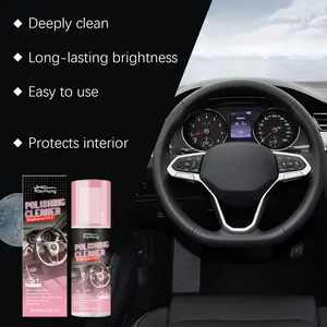 Rayhong 5-in-1 Interior Revitalizer - Advanced Polishing Cleaner & Leather Conditioner - Non-Greasy Shine & Long-Lasting Protection for Dashboards & Trim (100ml)
