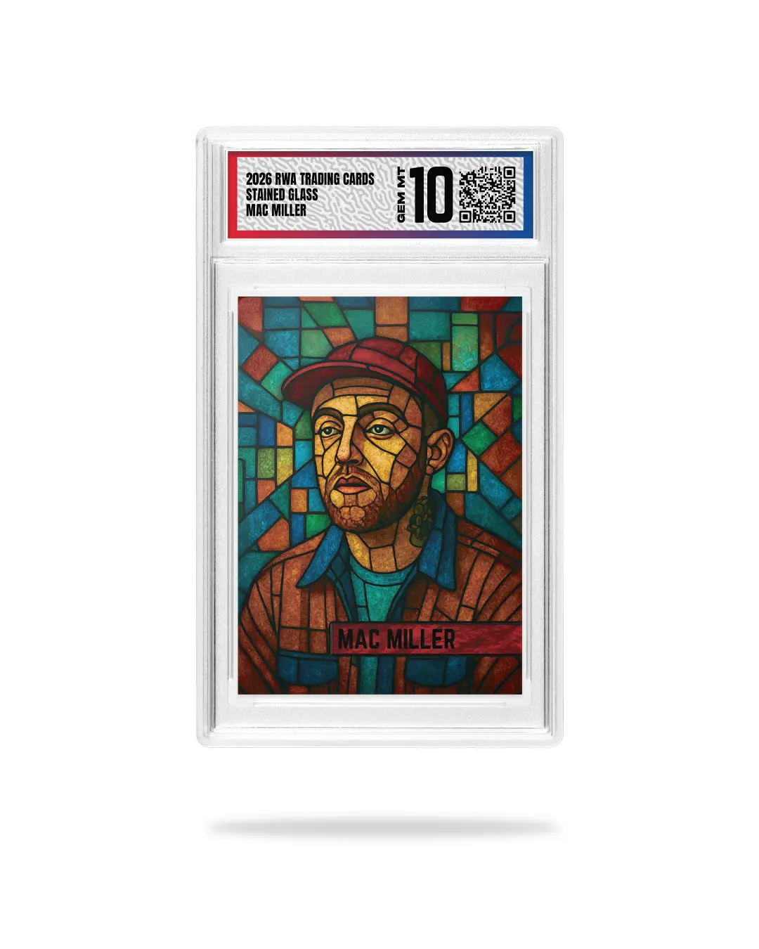 Mac Miller- Stained Glass Custom Trading Card