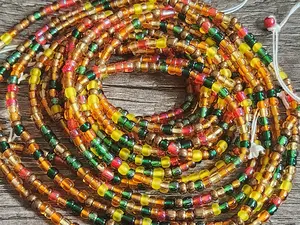 Autumn 60 inch tie on waistbeads