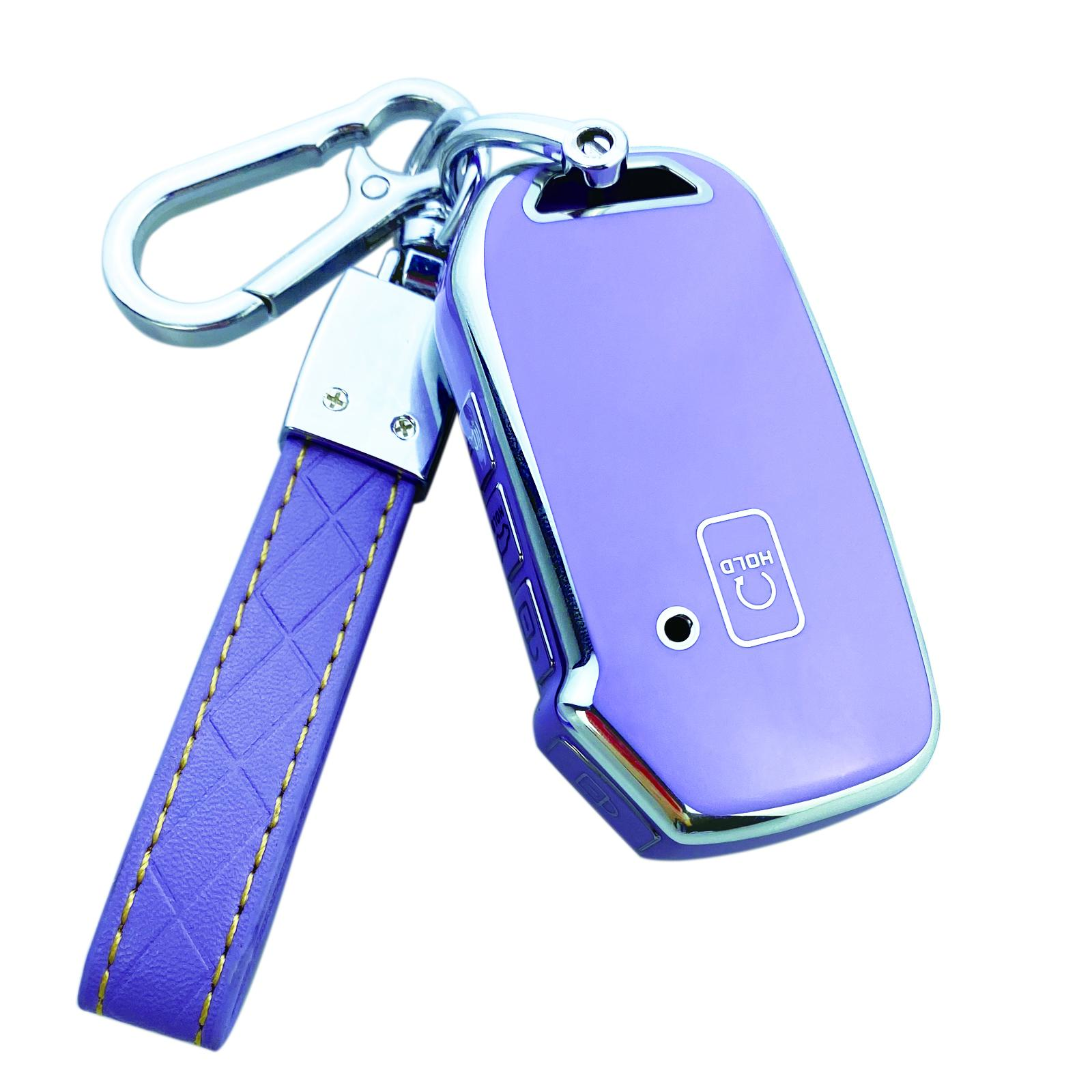 Key Fob Cover Case Compatible with Kia Cerato Ceed Forte NIRO Sorento Seltos Sportage Soul Telluride Accessories Shell Protector, Key Covers For Car Keys, Car Key Accessory