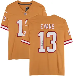 Mike Evans Tampa Bay Buccaneers Autographed Nike Creamsicle Vapor Fuse Limited Jersey - Fanatics Authentic Certified