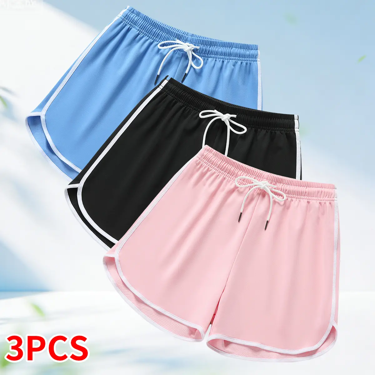 Pink + Black + Light Blue