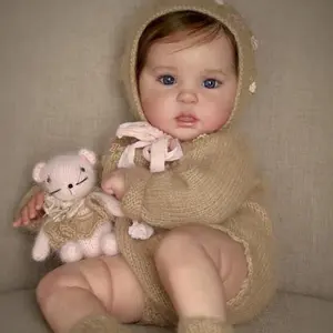 Reborn Baby Dolls 20 inch 50 cm That Looks Real Baby Girl Doll Lifelike Silicone Vinyl Newborn Soft Doll Toddlers Toys doll