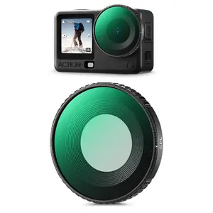 K&F CONCEPT Threaded Mount CPL Filter for DJI Osmo Action 6 Handheld Action Camera, Multi-Coated Top Optical Glass Circular Polarizer to Reduce Glare & Reflections, Camera Lens Accessory, Accessories outdoorfun